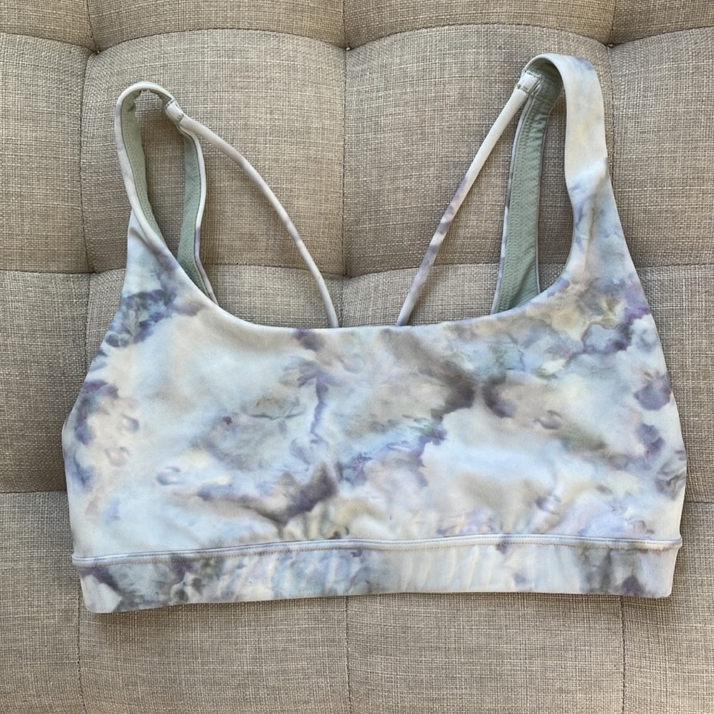 Athleta Elation Snow Dye Sports Bra